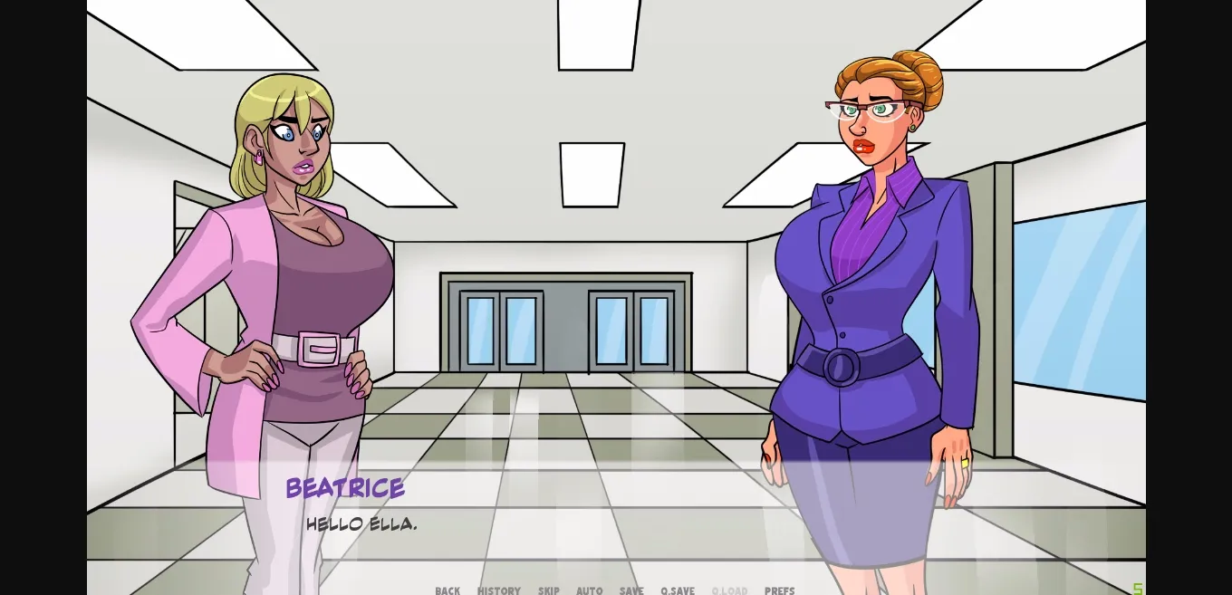 VN Ren'Py Completed Beatrice in the Crush [v1.0] [John North] | Free Adult Games