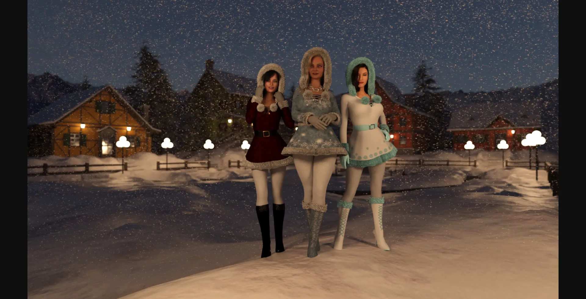 VN Ren'Py Completed Christmas Adventure [Final] [LLP Clerik Studio] | Free Adult Games