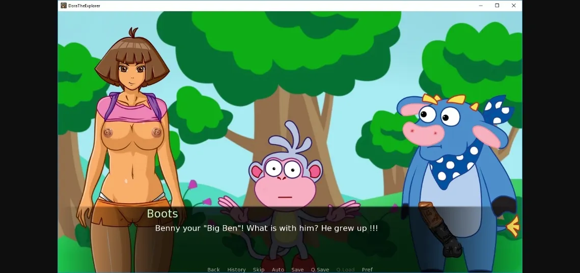 VN Ren'Py Completed Dark Forest Stories  Dora The Explorer [v1.1] [TheDarkForest] | Free Adult Games