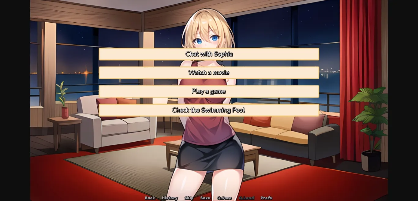 VN Ren'Py Completed Date Sophia [v1.0] [LewdSama] | Free Adult Games