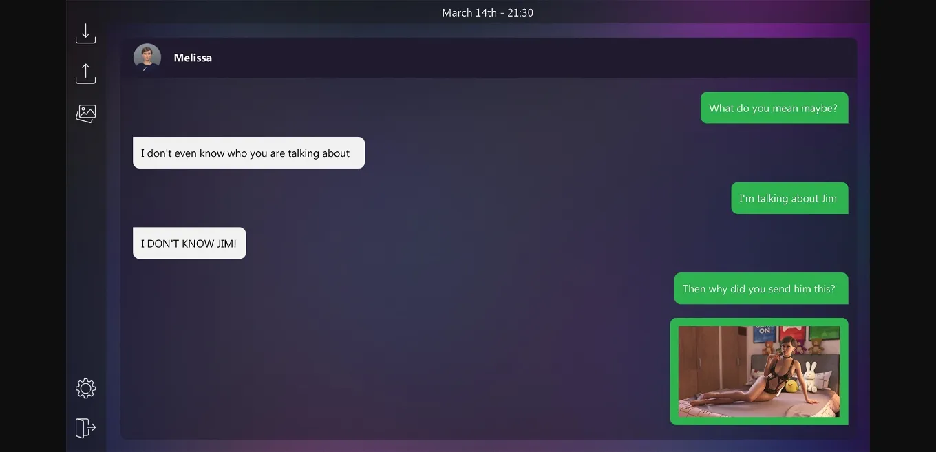 VN Ren'Py Completed Dirty Texts - Melissa's Secret [v1.0] [RoyalCandy] | Free Adult Games
