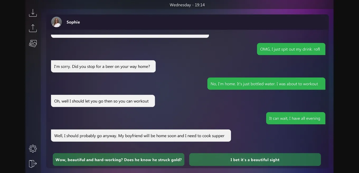 VN Ren'Py Completed Dirty Texts - New Intern [v1.0] [RoyalCandy] | Free Adult Games