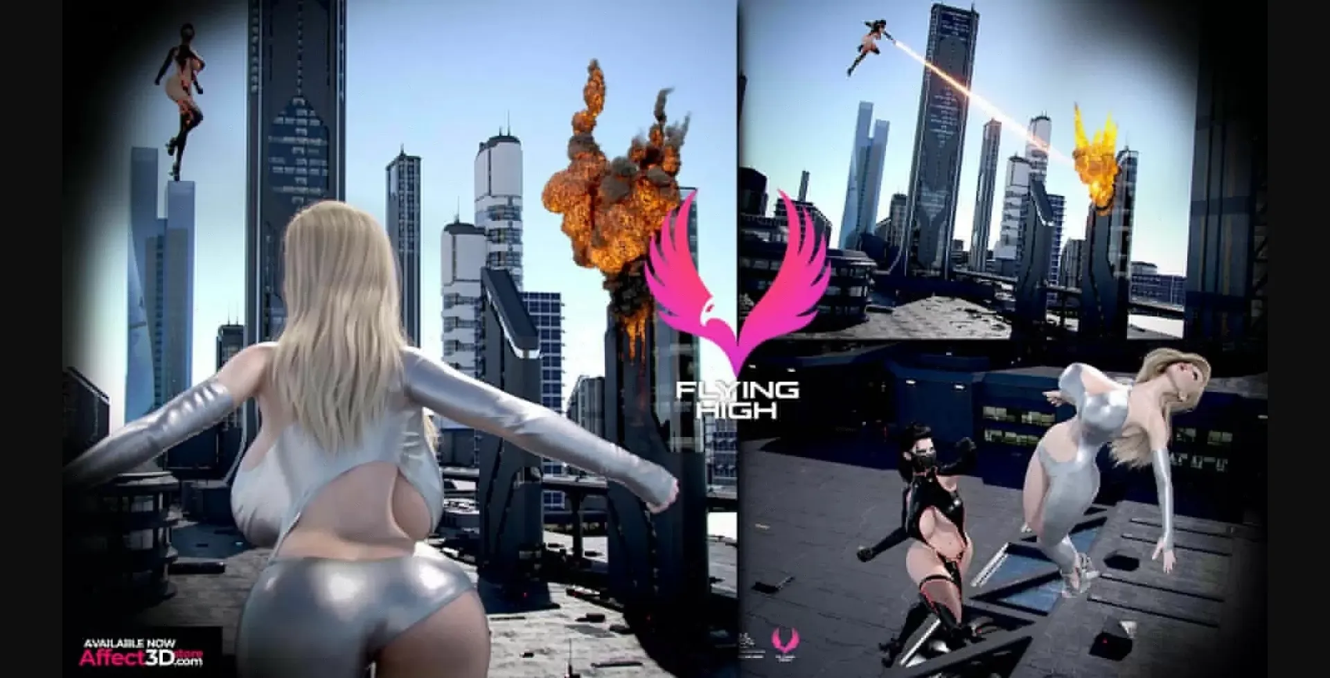 VN Ren'Py Completed Flying High [v1.4.13] [Miro Affect3D] | Free Adult Games