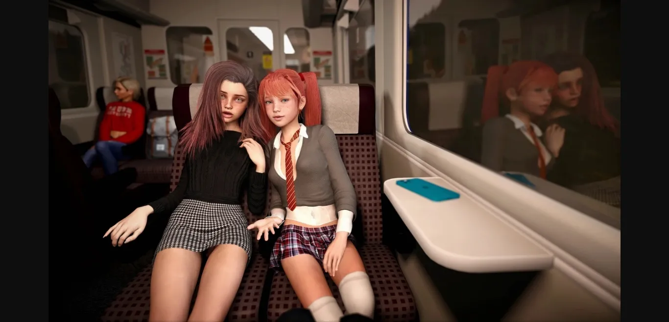 VN Ren'Py Completed Girls on a Train [v1.0] [Dumb Koala Games] | Free Adult Games