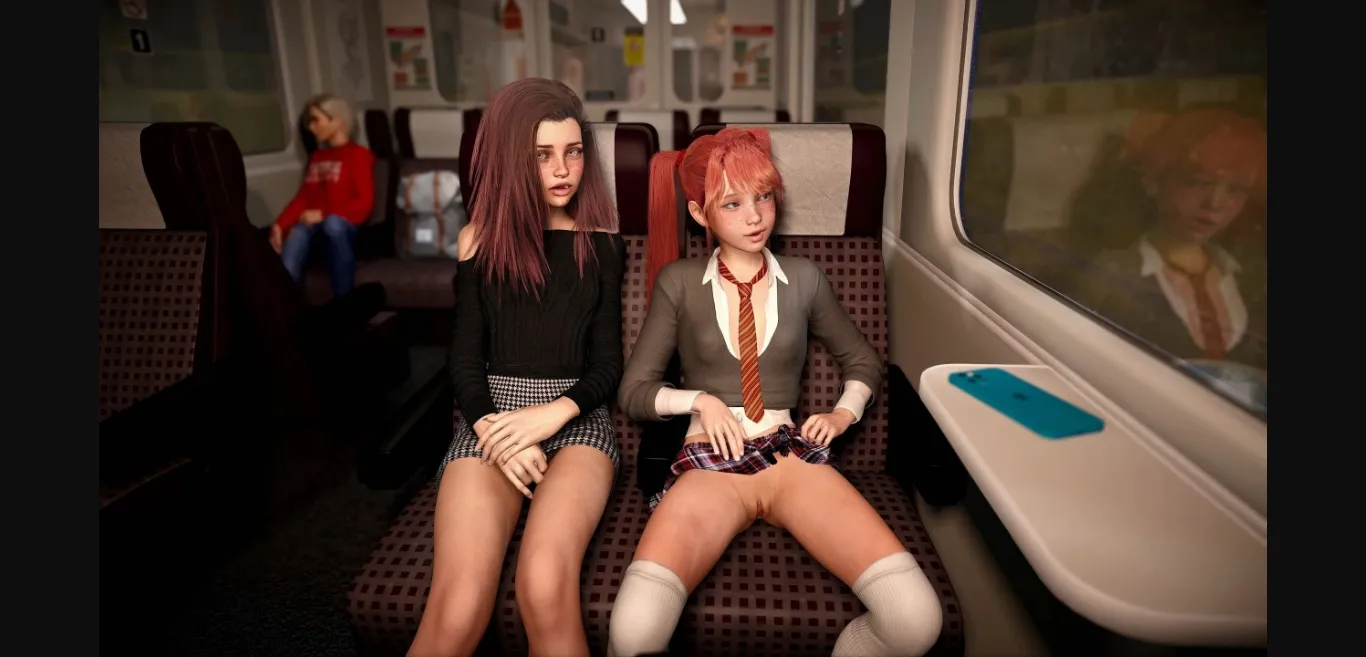 VN Ren'Py Completed Girls on a Train [v1.0] [Dumb Koala Games] | Free Adult Games