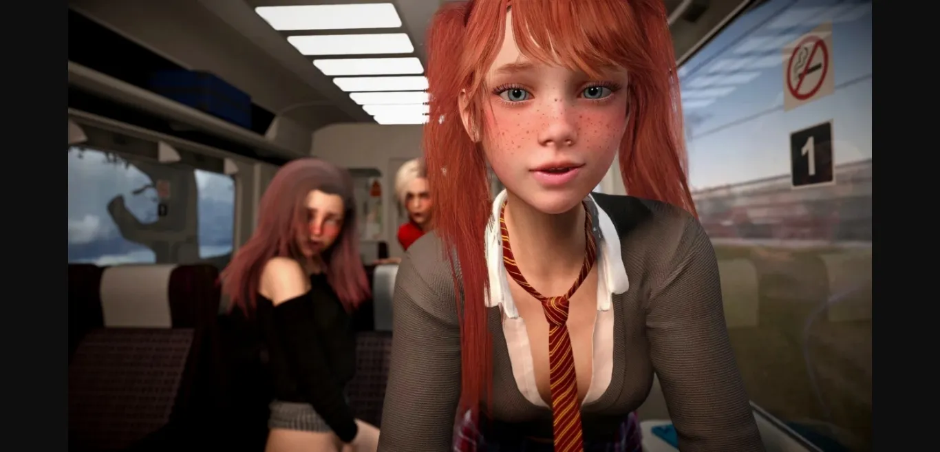 VN Ren'Py Completed Girls on a Train [v1.0] [Dumb Koala Games] | Free Adult Games