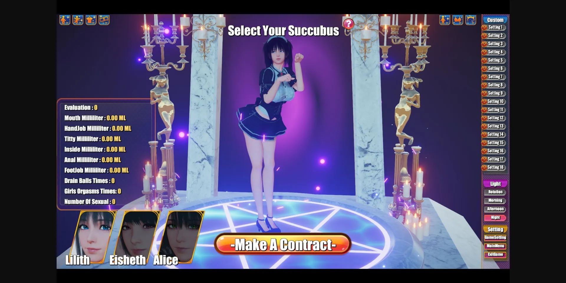 Unity Completed Succubus Cafe [v2.1.1] [GREEN CURRY] | Free Adult Games