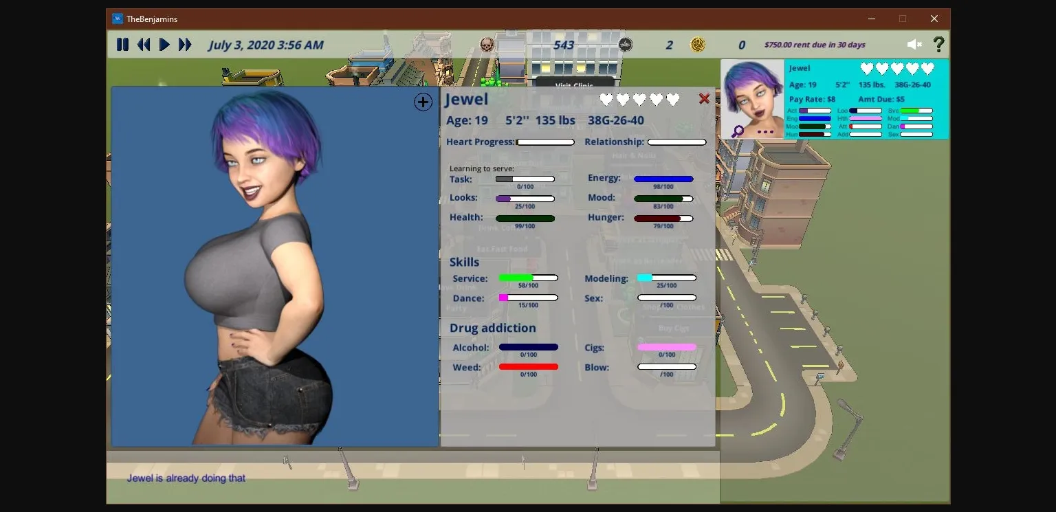 Unity Completed The Benjamins [v1.3] [480Games] | Free Adult Games