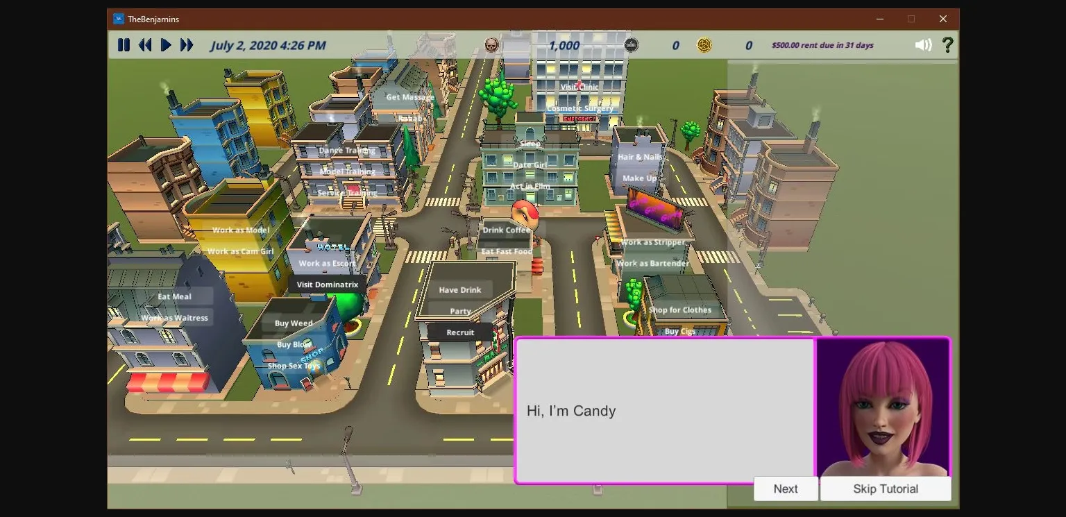 Unity Completed The Benjamins [v1.3] [480Games] | Free Adult Games