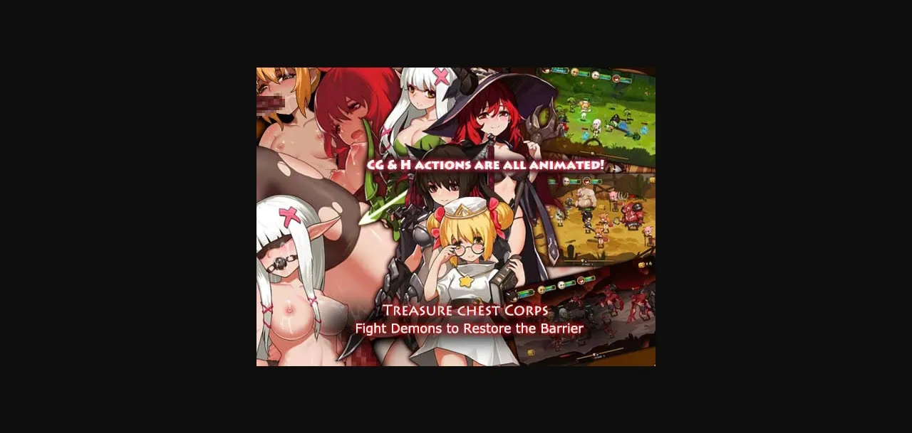 Unity Completed Treasure Chest Corps - Fight Demons to Restore the Barrier [Final] [WhitePeach] | Free Adult Games