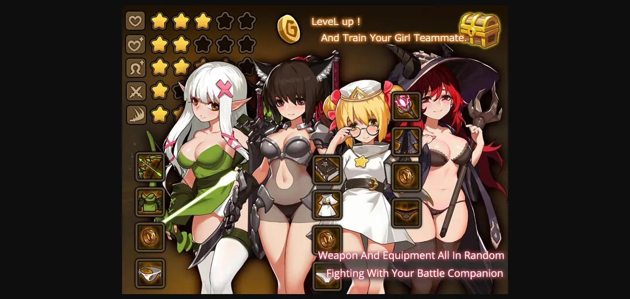 Unity Completed Treasure Chest Corps - Fight Demons to Restore the Barrier [Final] [WhitePeach] | Free Adult Games