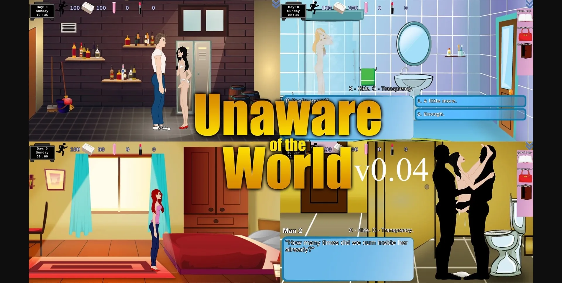 Unity Completed Unaware of the World [ v0.27c EX] [Unaware Team] | Free Adult Games