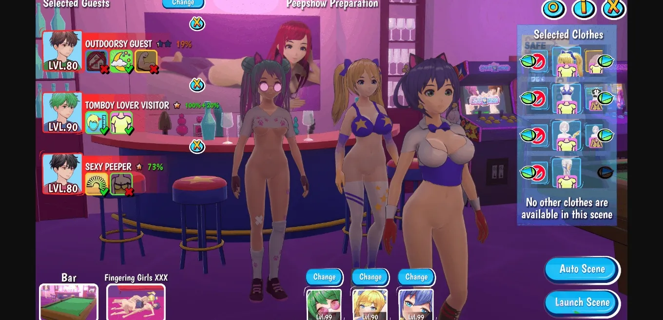 Unity Completed Voyeur Villa - Harem Manager [Final] [Sexy Hentai Games Factory] | Free Adult Games