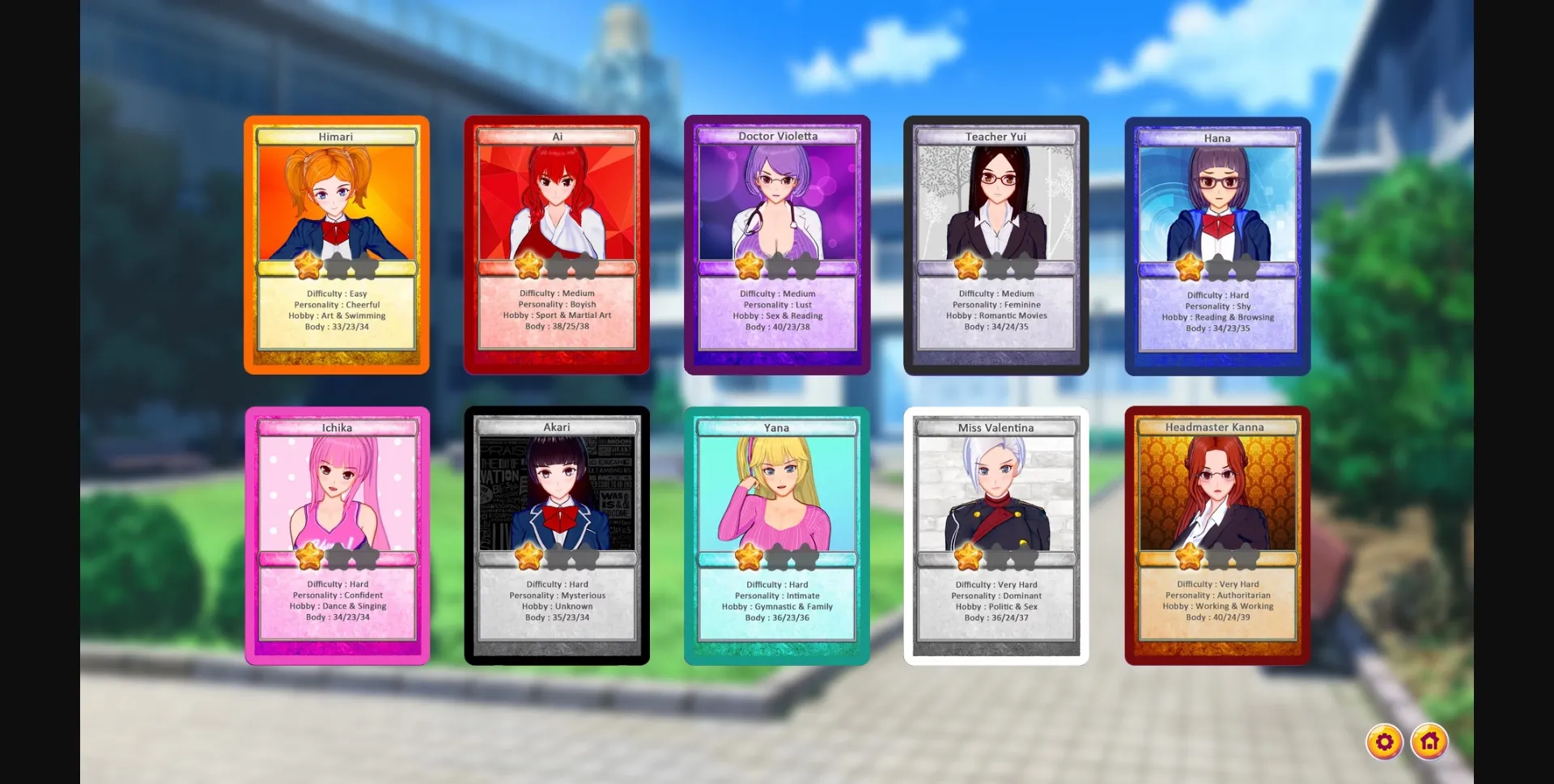 Unity Completed Waifu School [Waifu Games] | Free Adult Games