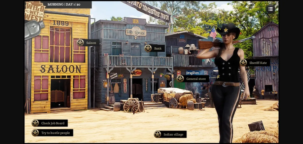 Unity Completed Wild Wet West [Final] [Lesson of Passion] | Free Adult Games