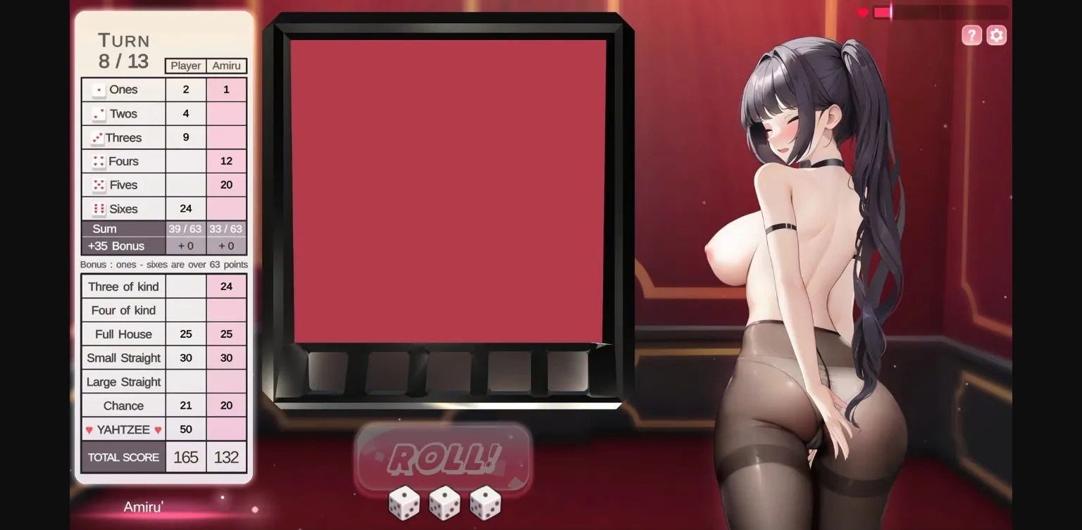 Unity Completed Yahtzee girl [Final] [Snappixgames] | Free Adult Games