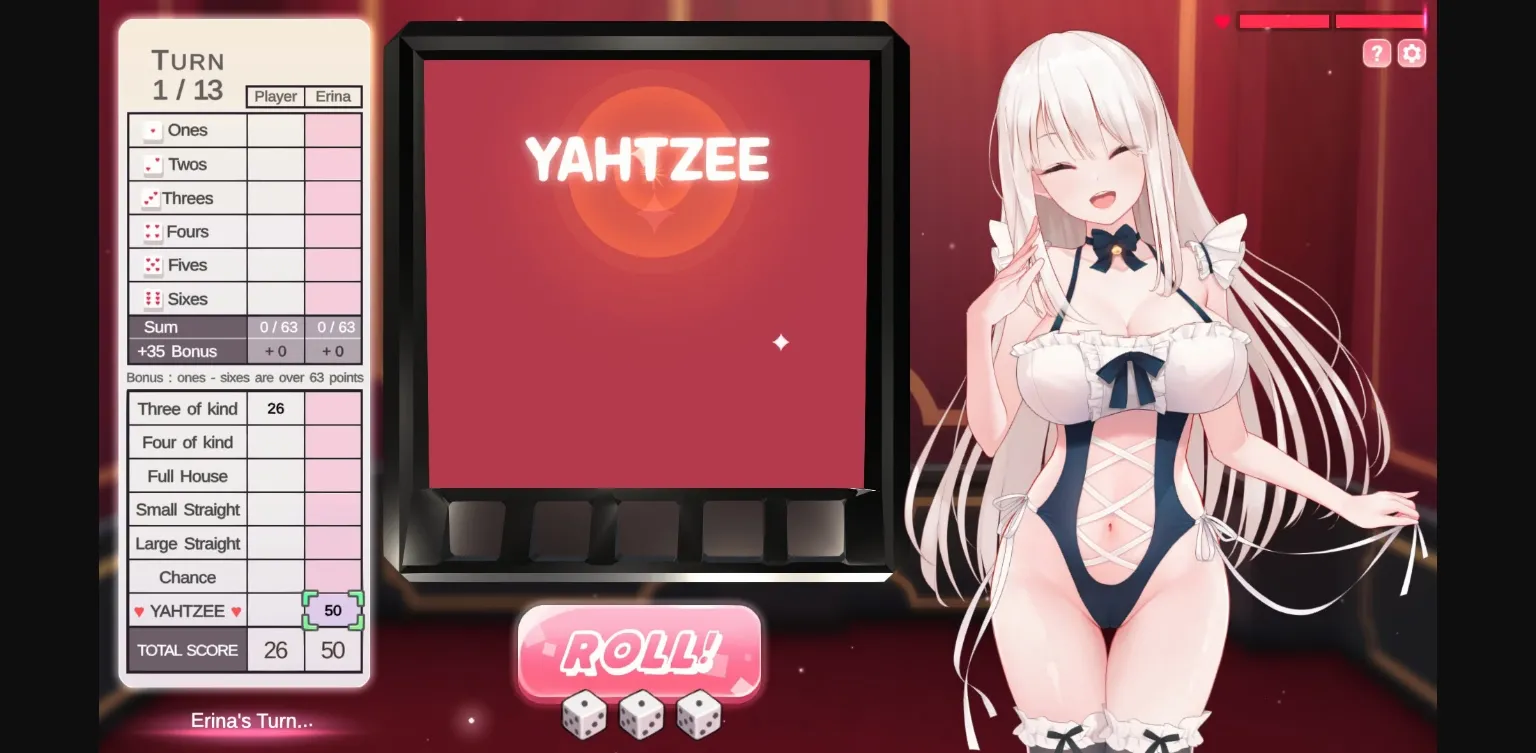 Unity Completed Yahtzee girl [Final] [Snappixgames] | Free Adult Games