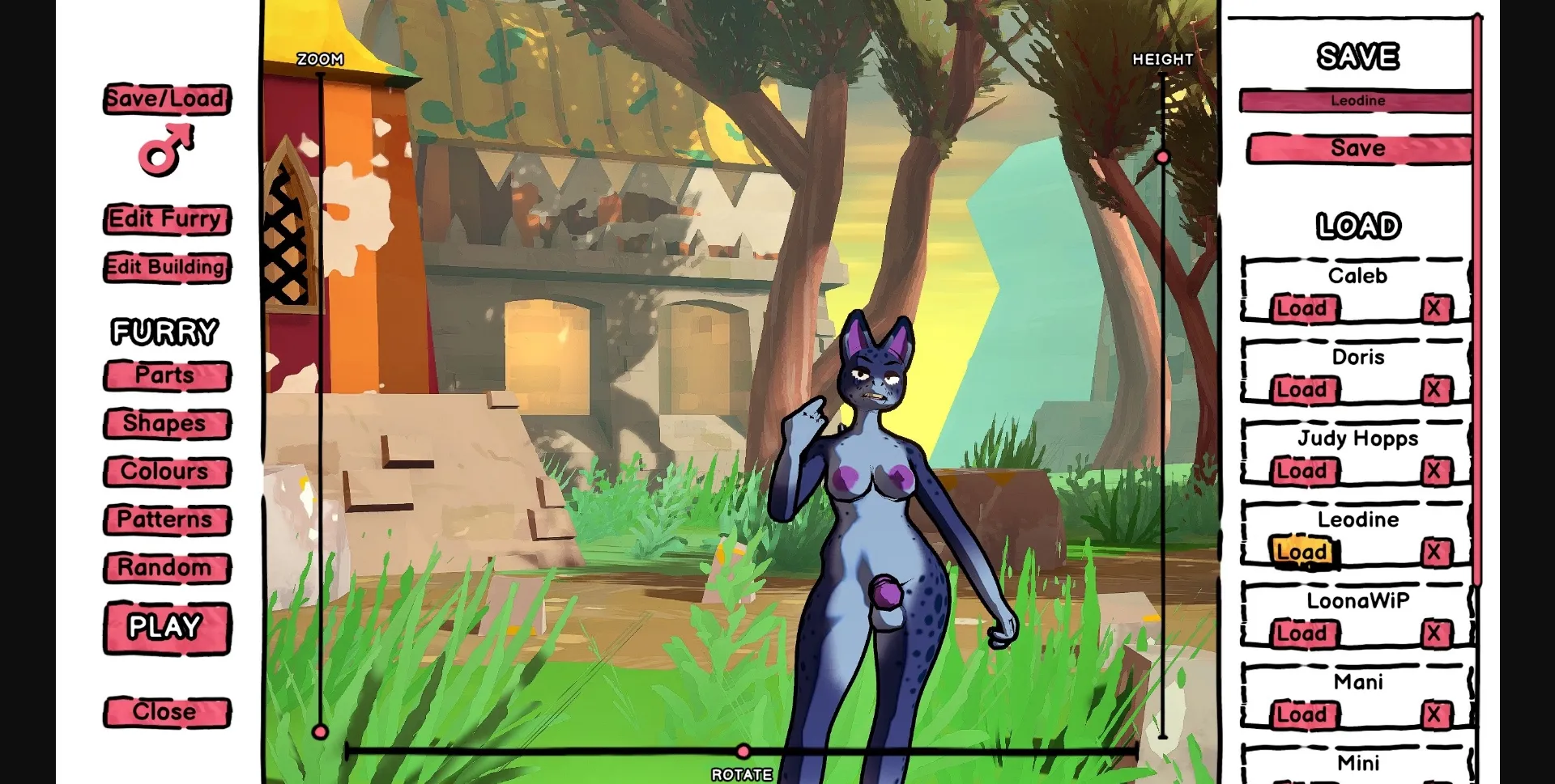 Unity Daggan Pink [Early Build] [Malerouille] | Free Adult Games