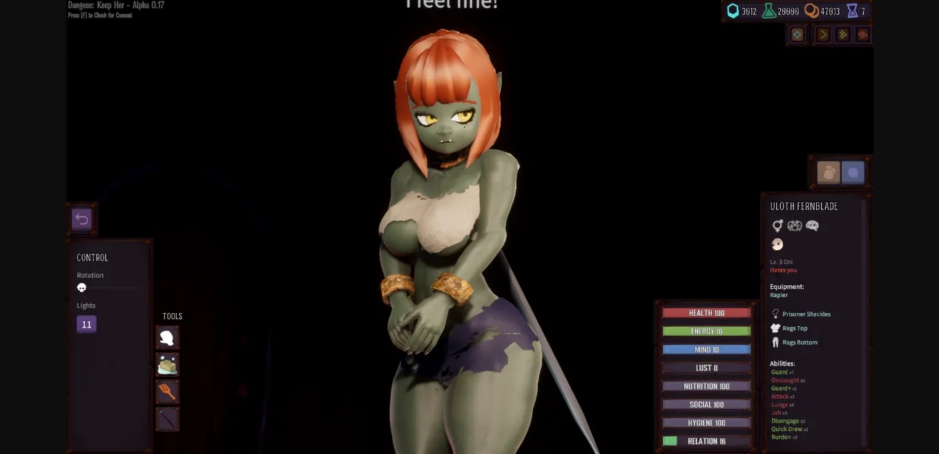 Unity Dungeon  Keep Her [v0.18 Alpha] [keepherdev] | Free Adult Games