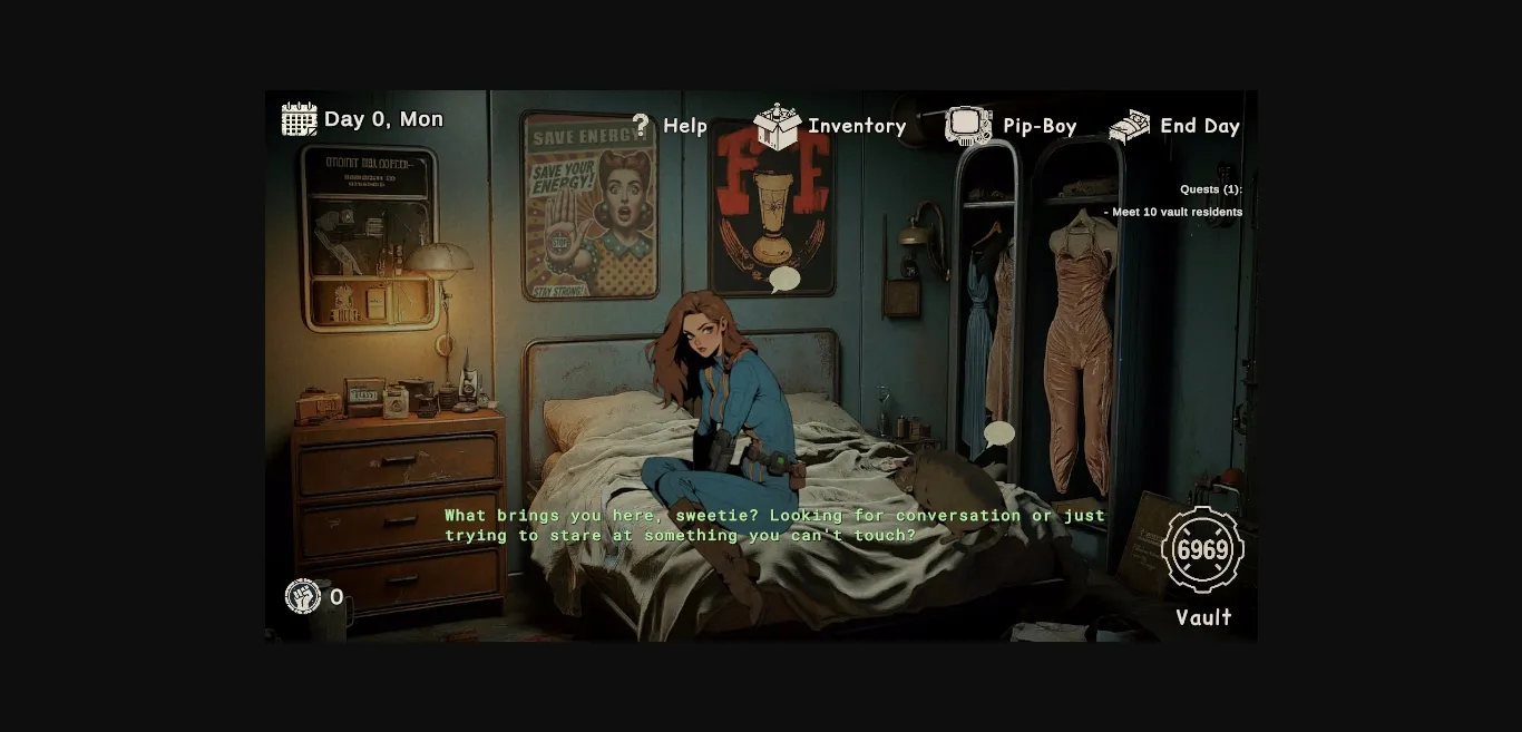 Unity Fallout  Pip-Booty [v0.5b] [Cumshot Chronicles Interactive] | Free Adult Games