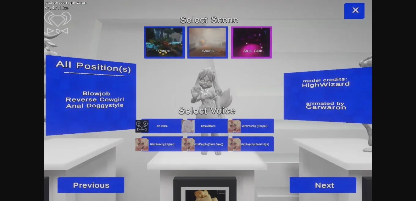 Unity Gallery of Ambitious Talents [v2.5] [GOAT VR] | Free Adult Games