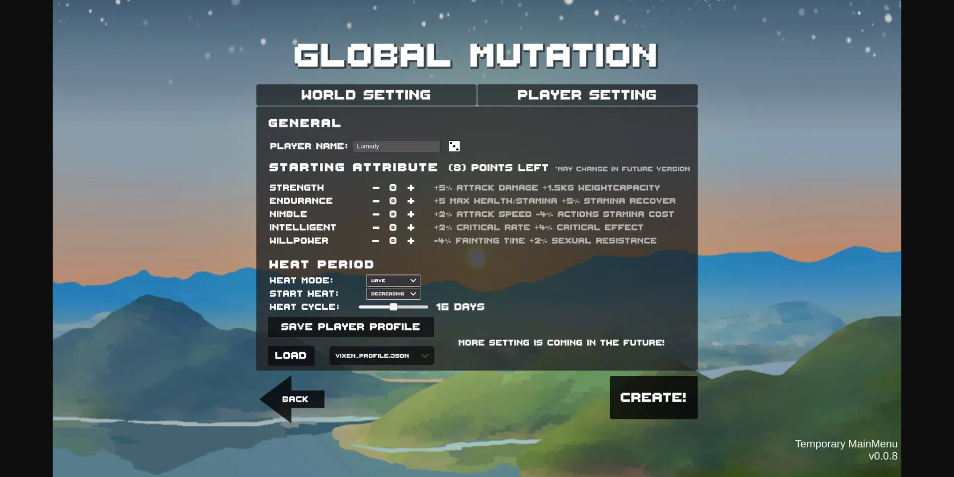 Unity Global Mutation [v0.1.0b] [Rolanda] | Free Adult Games