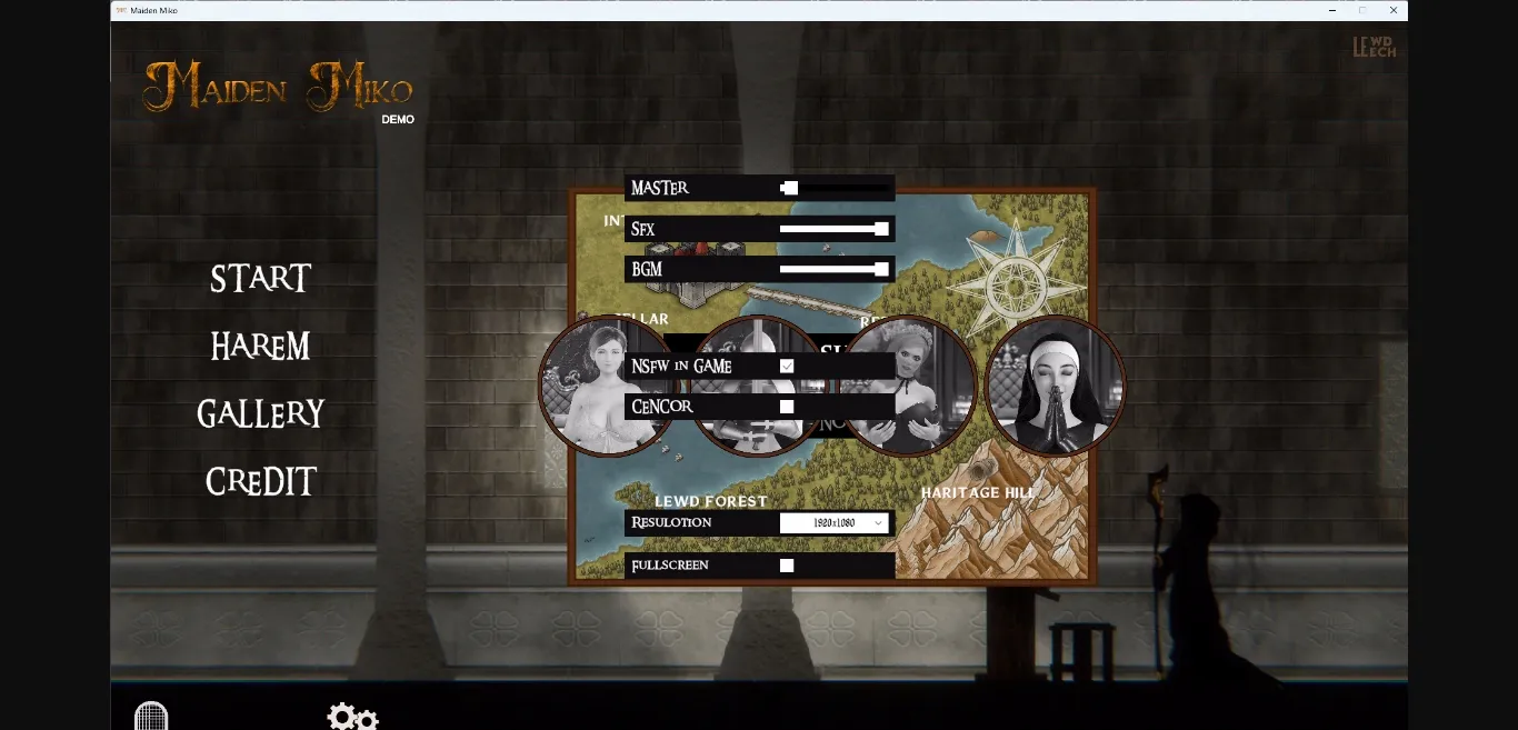 Unity Maiden Miko [Demo] [LewdLeech] | Free Adult Games