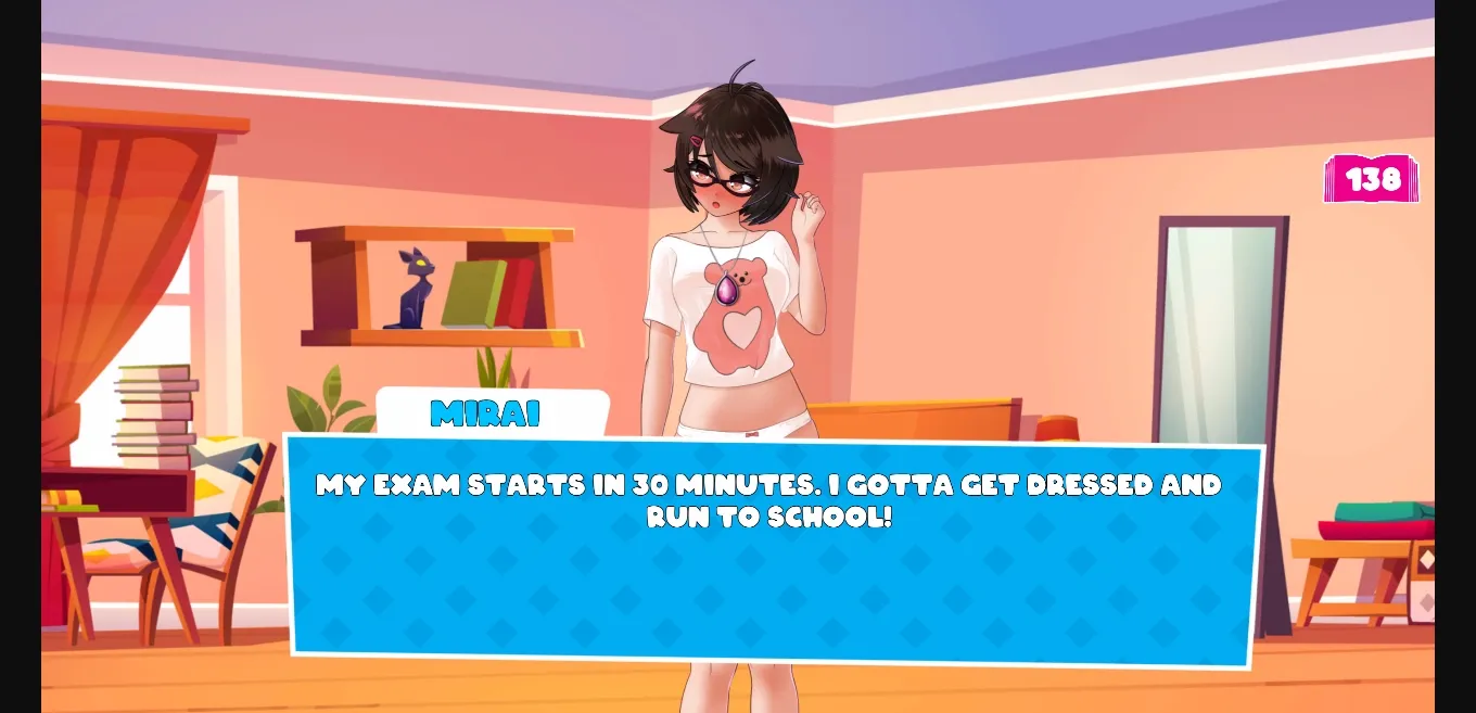 Unity Mirai's Exam Preparation [v0.1.0.4] [Mirai Aoki] | Free Adult Games