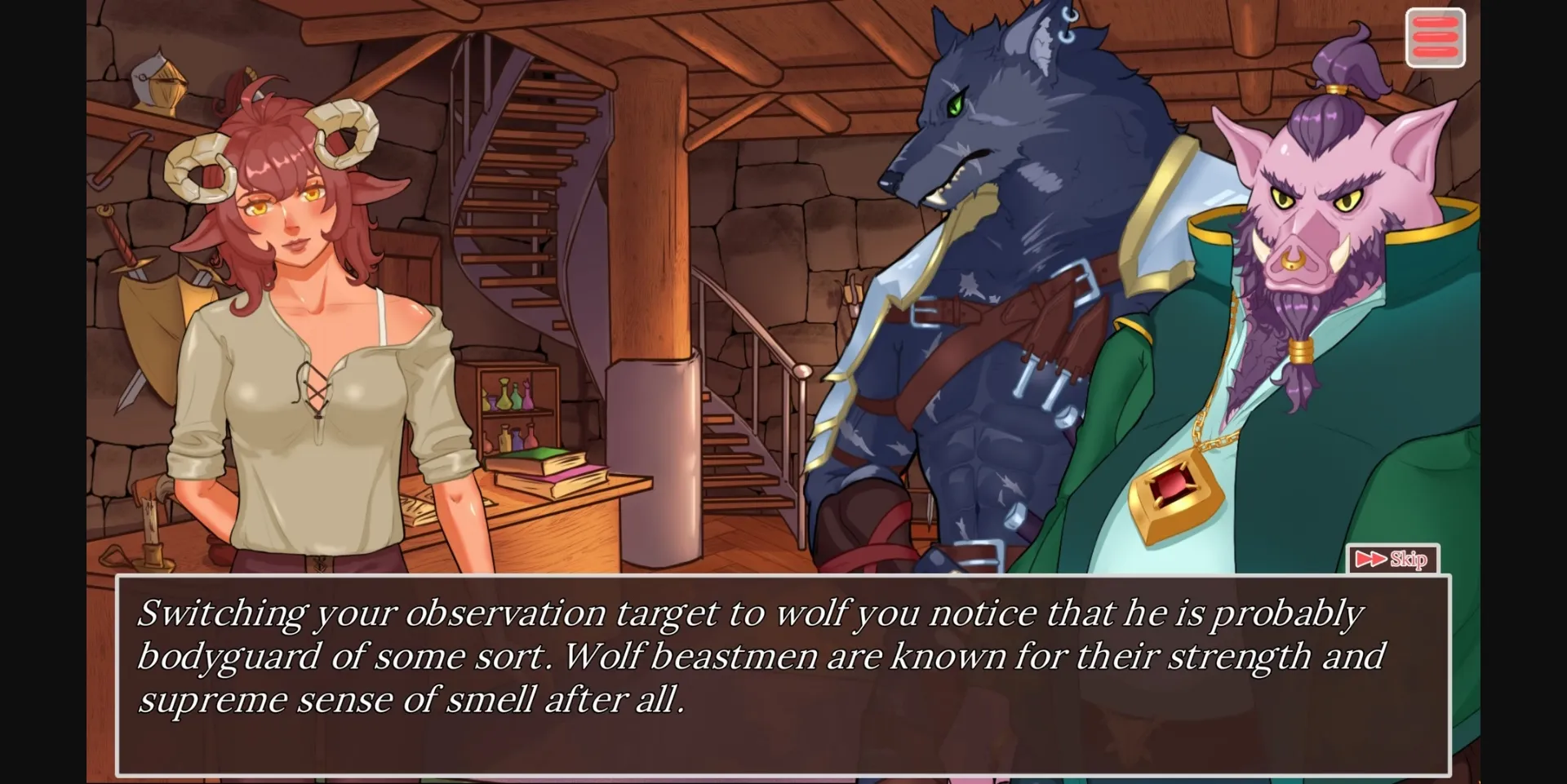 Unity My evil magician boss suddenly loves me ! [Demo v0.4] [GEARL MATRIX] | Free Adult Games