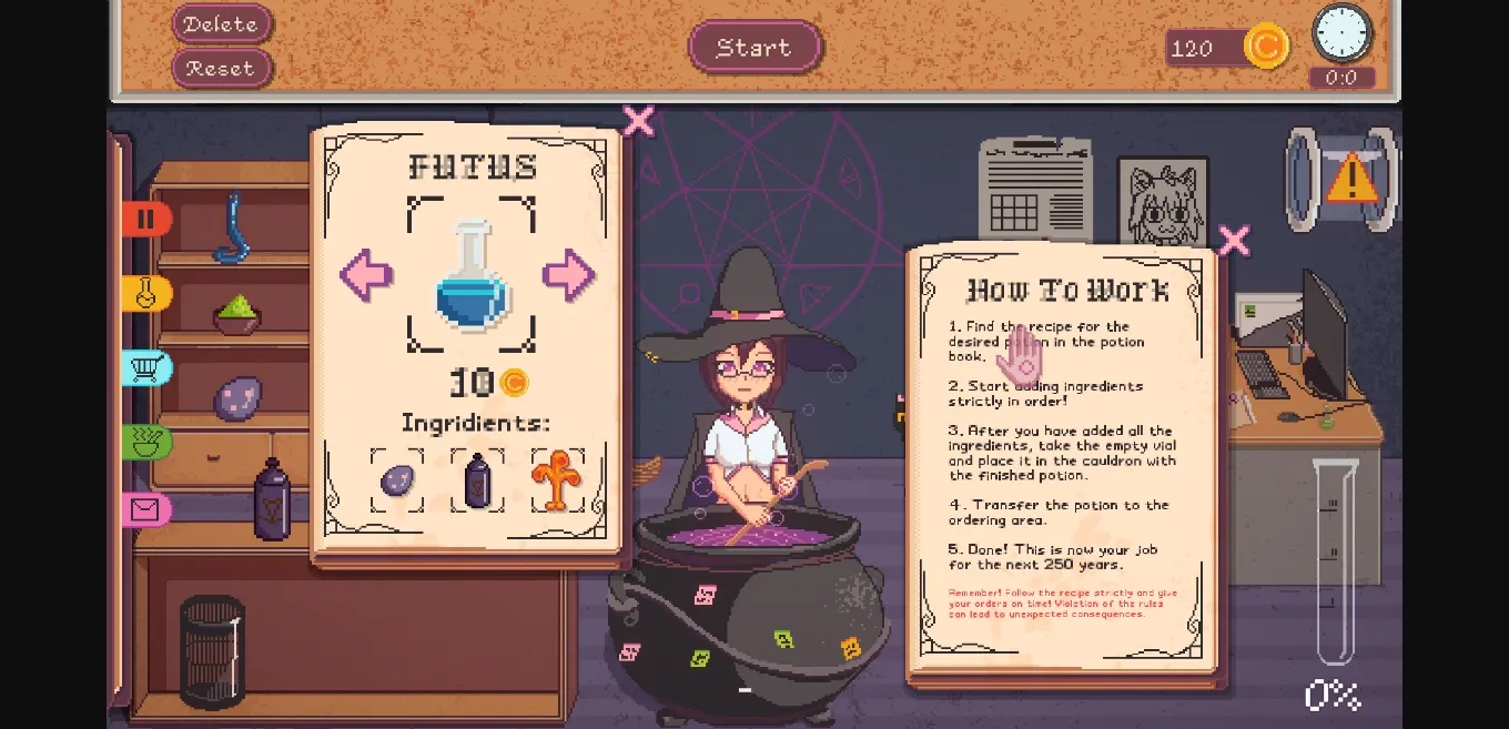 Unity Part-Time Witch [v0.1] [Eyed Mushroom] | Free Adult Games