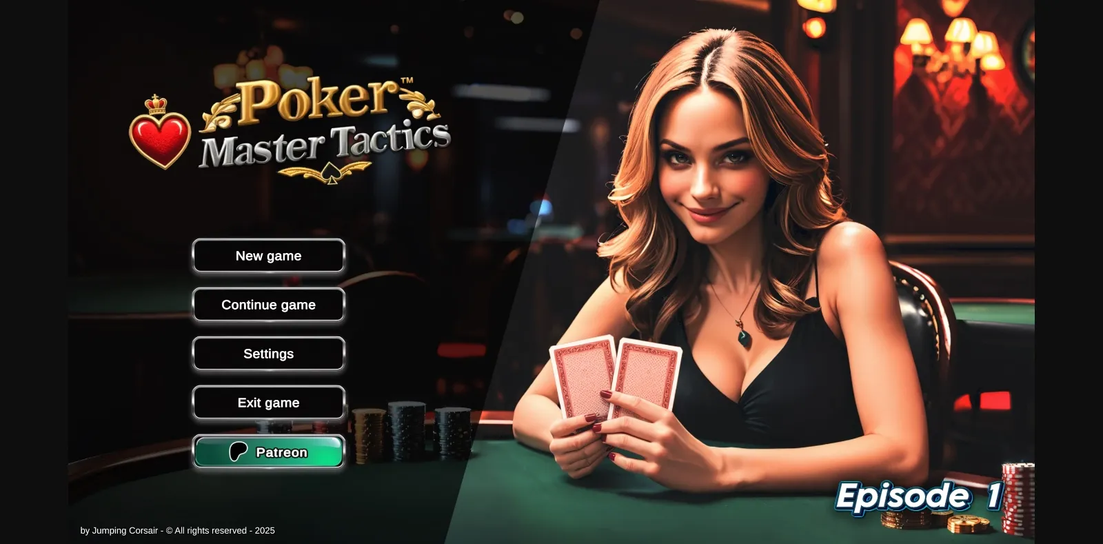 Unity Poker Master Tactics [Ep.1 v1.0] [Jumping Corsair] | Free Adult Games