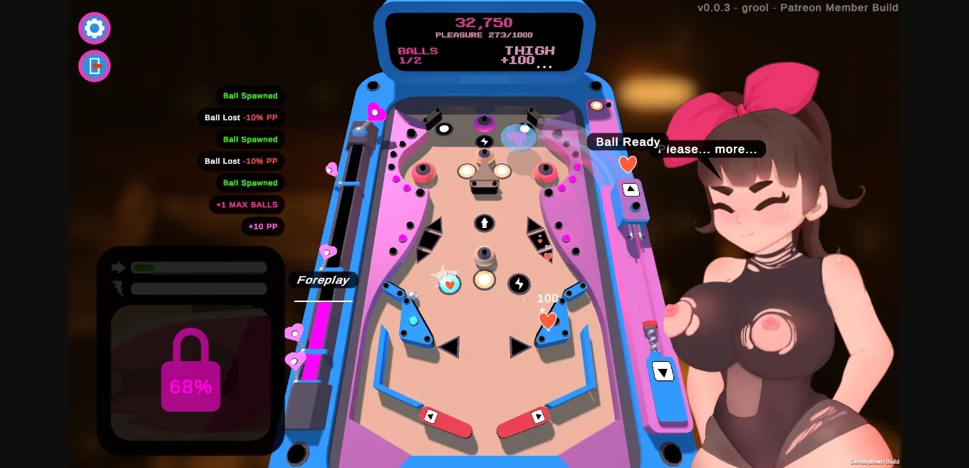 Unity Promiscuous Pinball DX [v0.0.3] [Sintronics] | Free Adult Games