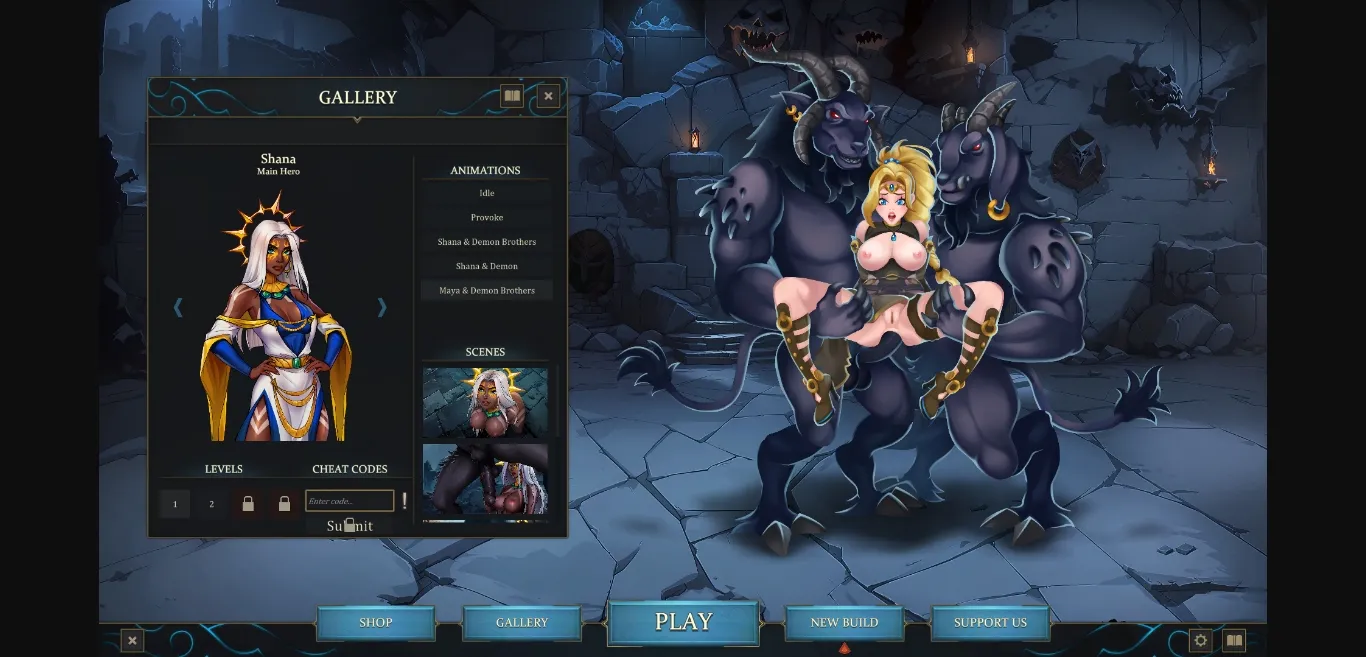 Unity Shana - Priestess of Tona [v0.4b] [Lustration Team] | Free Adult Games