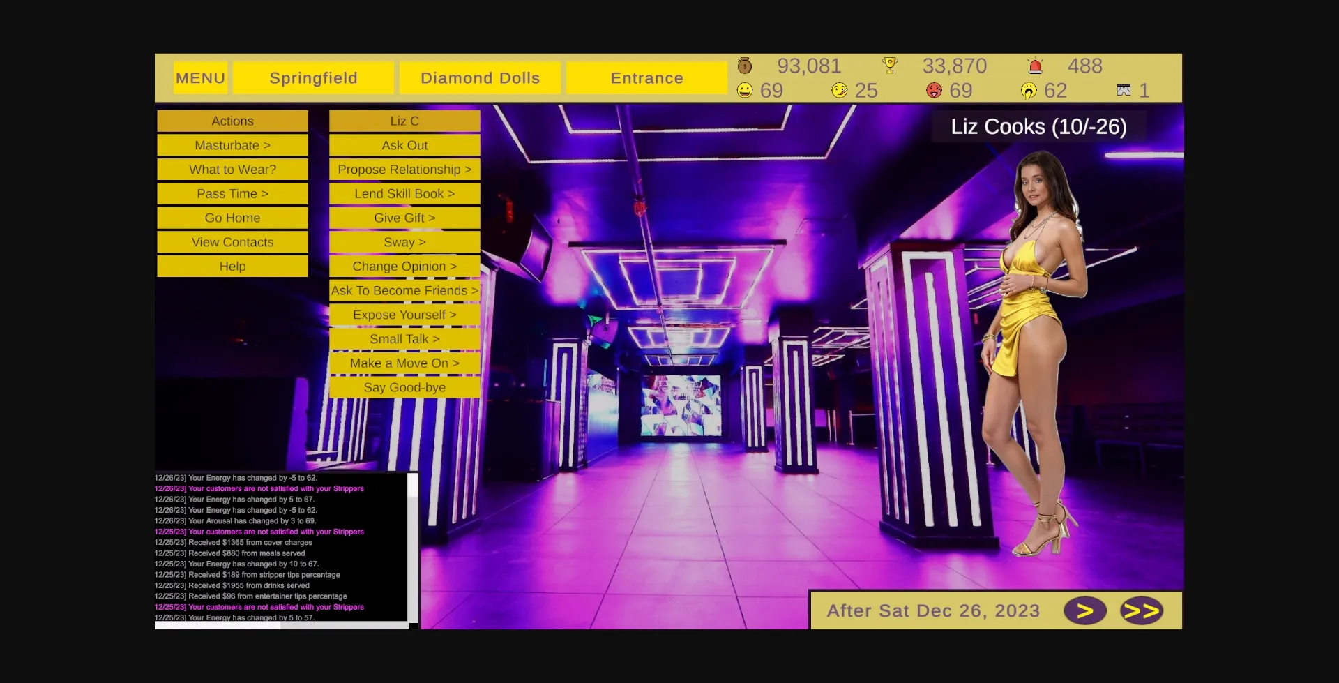 Unity Strip Club Wars [v1.11] [Total Fluke Studios] | Free Adult Games