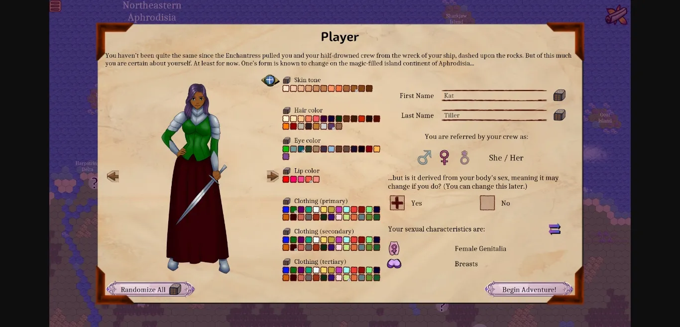 Unity The Restoration of Aphrodisia [v0.5.00 [Blue Fairy Media Games] | Free Adult Games