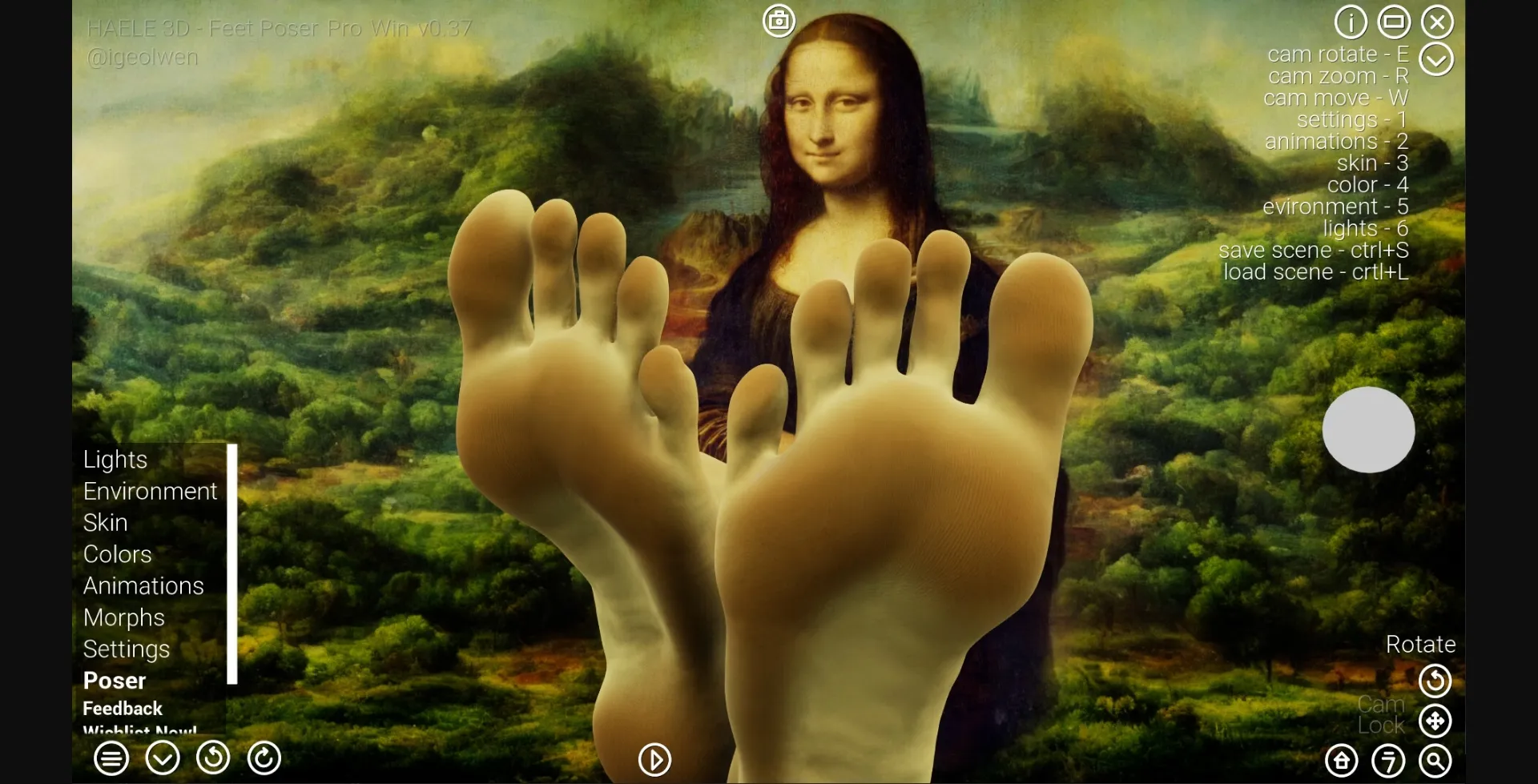 Unreal Engine HAELE 3D - Feet Poser Pro [v0.56.2] [Ige Olwen] | Free Adult Games