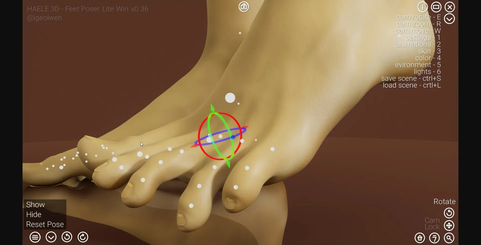 Unreal Engine HAELE 3D - Feet Poser Pro [v0.56.2] [Ige Olwen] | Free Adult Games