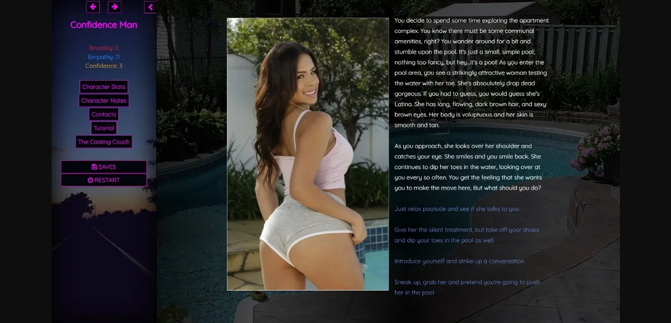 VN HTML Abandoned Confidence Man [Ch. 3.2] [Whale_Shark] | Free Adult Games