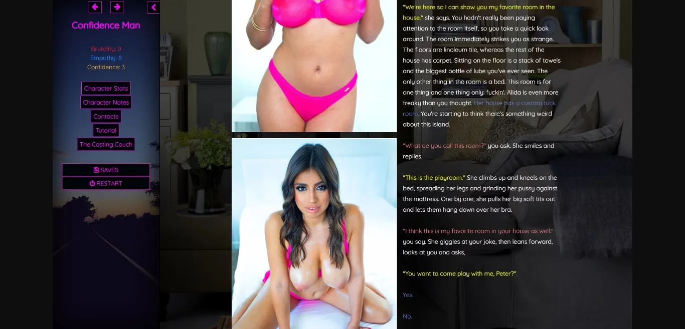 VN HTML Abandoned Confidence Man [Ch. 3.2] [Whale_Shark] | Free Adult Games