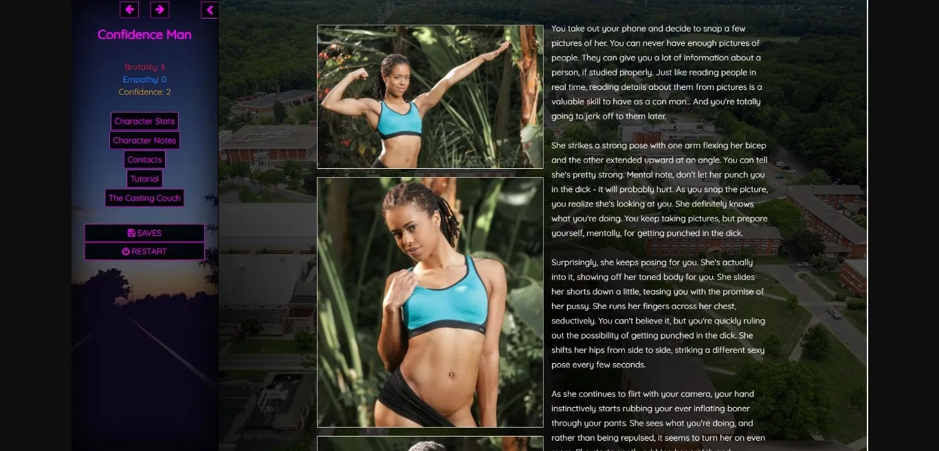 VN HTML Abandoned Confidence Man [Ch. 3.2] [Whale_Shark] | Free Adult Games