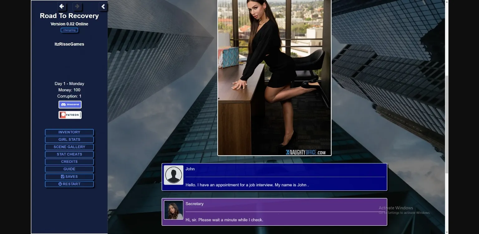 VN HTML Abandoned Road to Recovery [v0.03] [ItzRisseGames] | Free Adult Games