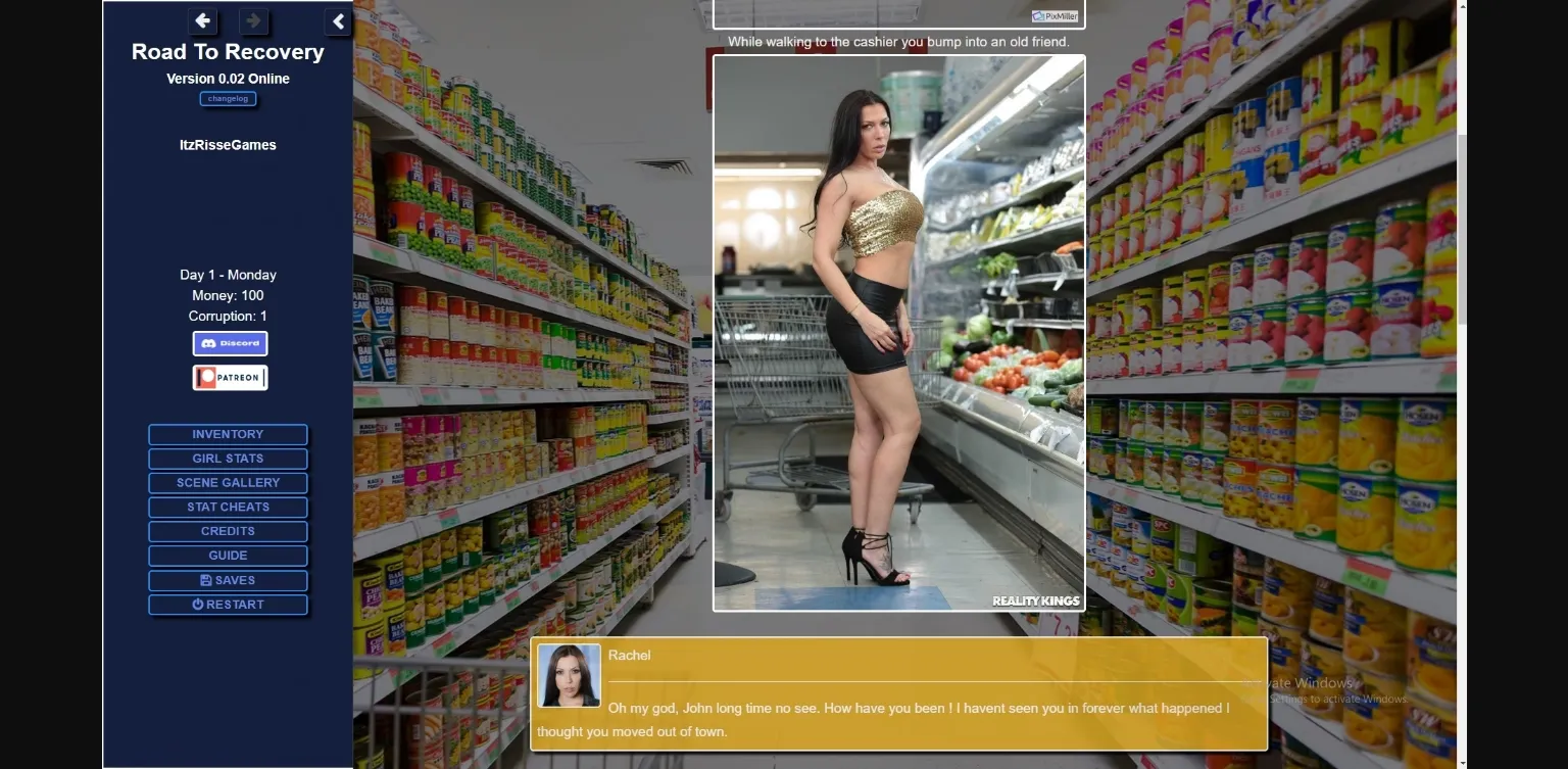 VN HTML Abandoned Road to Recovery [v0.03] [ItzRisseGames] | Free Adult Games