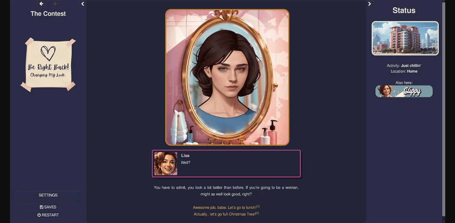 VN HTML Abandoned The Contest [C1W2.5] [Hopjesvlamonster] | Free Adult Games