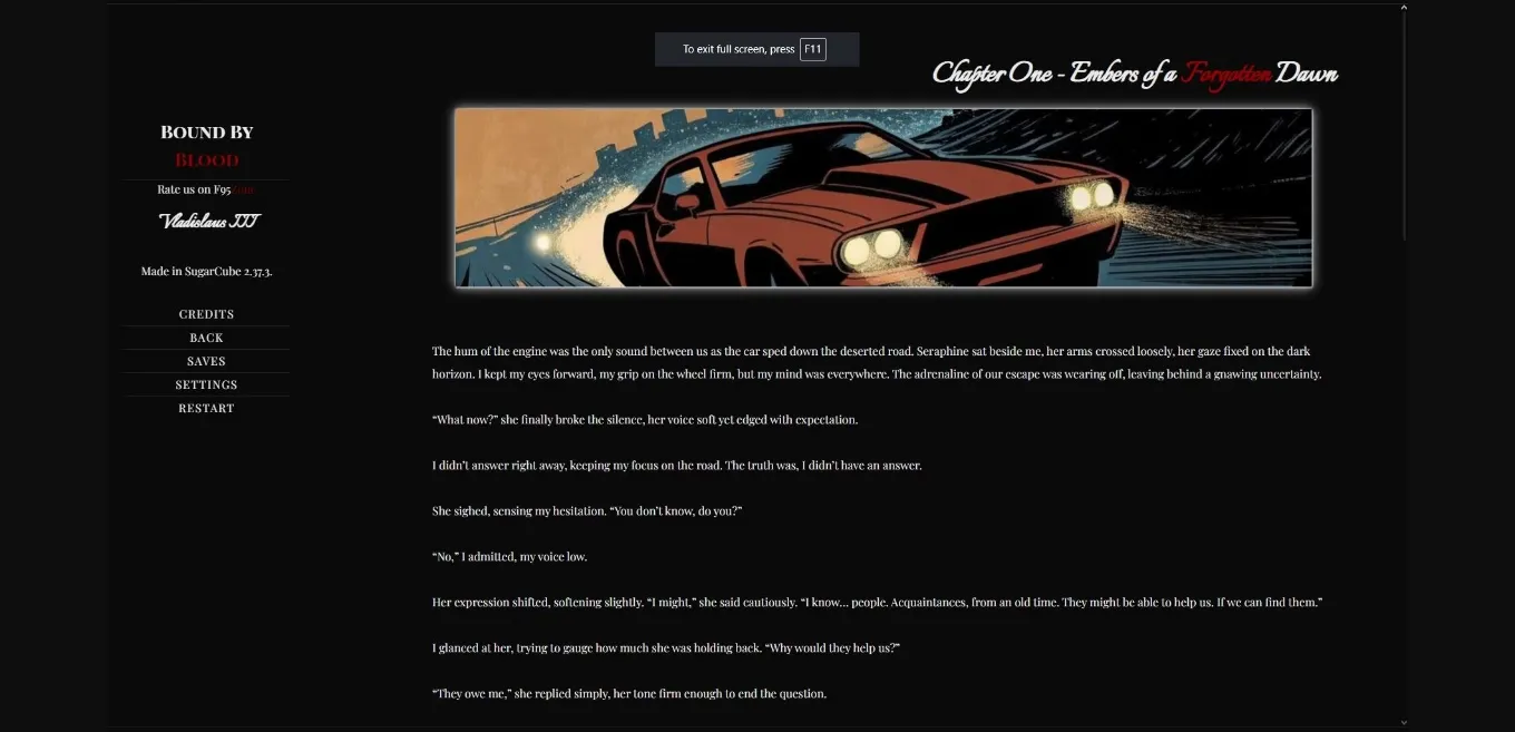 VN HTML Bound by Blood [Ch. 1-4] [Vladislaus III] | Free Adult Games