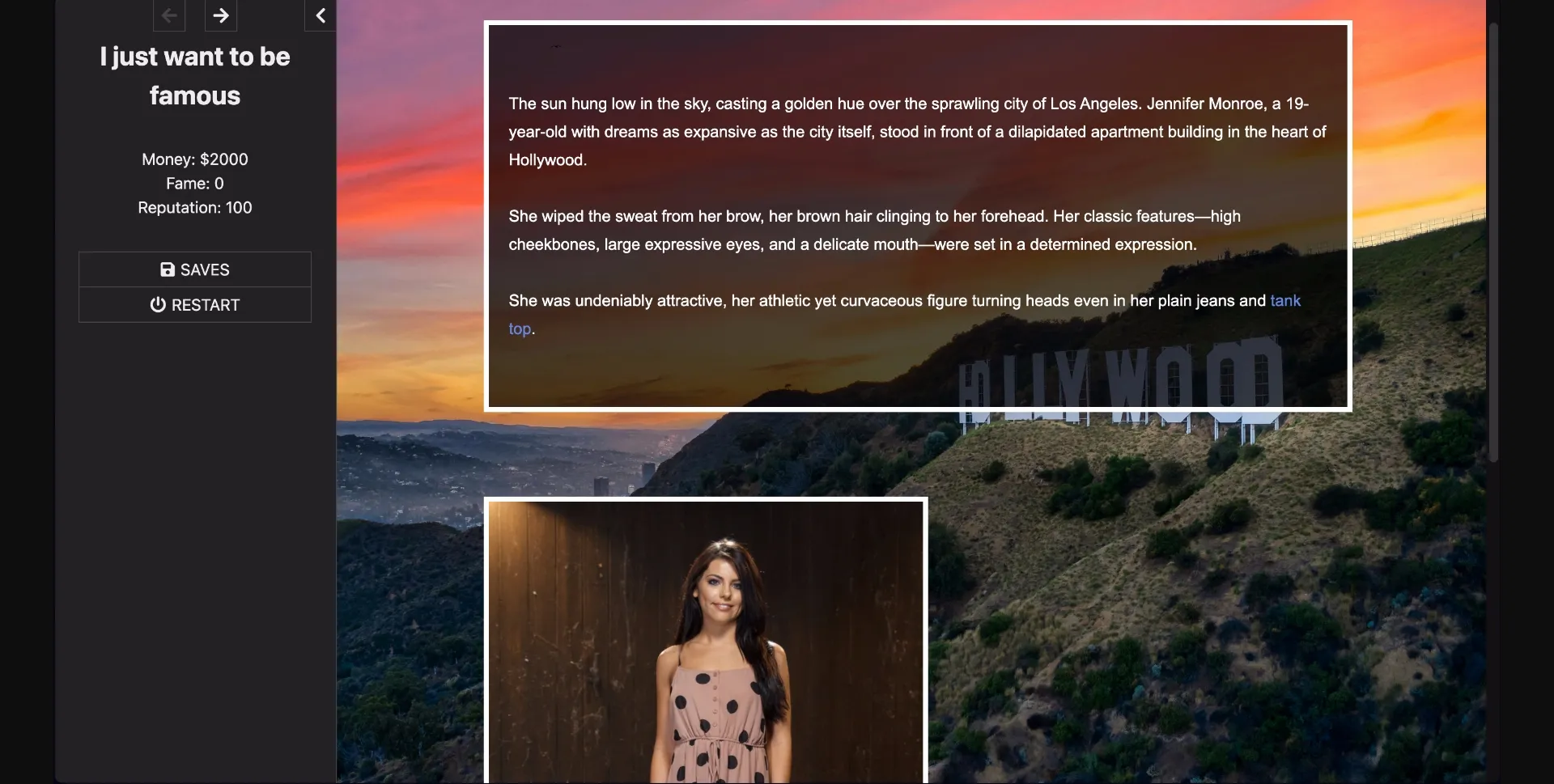 VN HTML I just want to be Famous [v0.2] [TwineGamer] | Free Adult Games