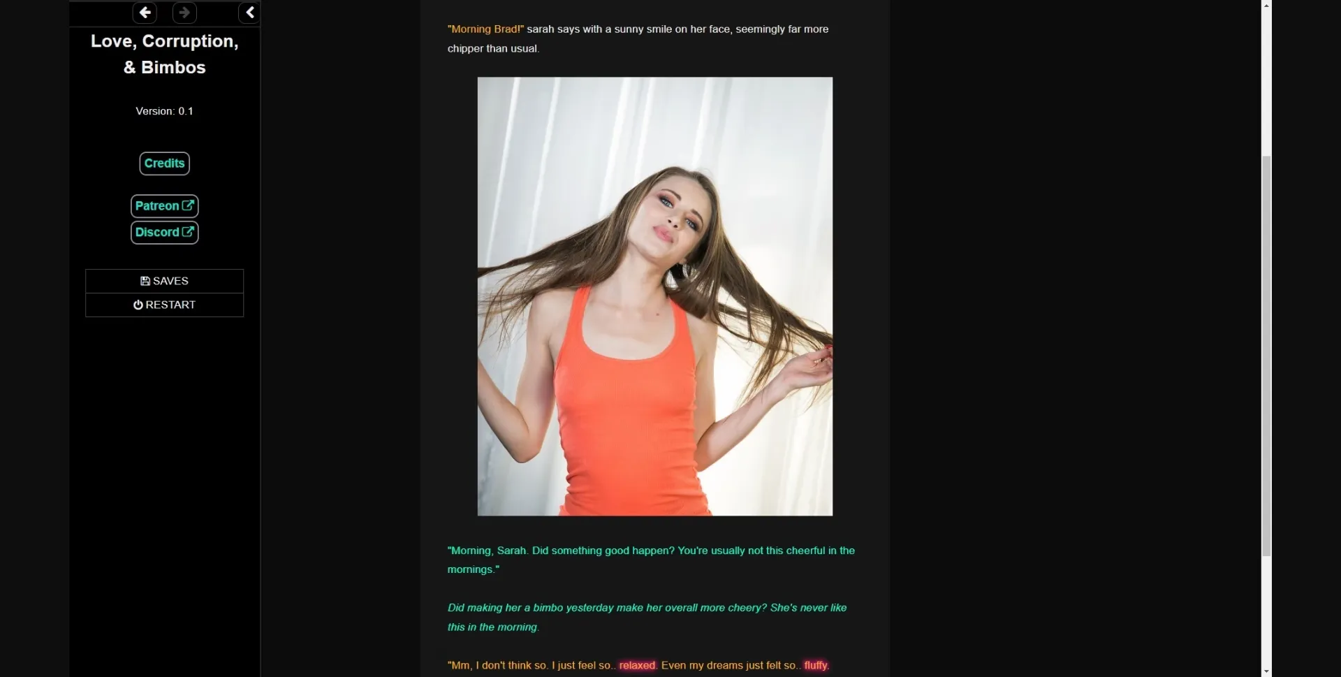 VN HTML Love, Corruption, & Bimbos [v0.6.8] [Lamebrain] | Free Adult Games