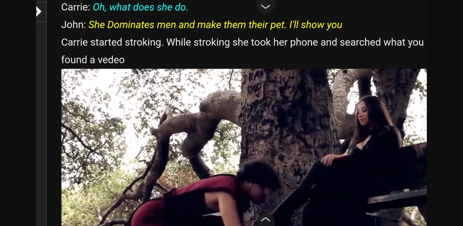 VN HTML My Girlfriend Is a Domme [v0.1] [Goddess Rachel] | Free Adult Games