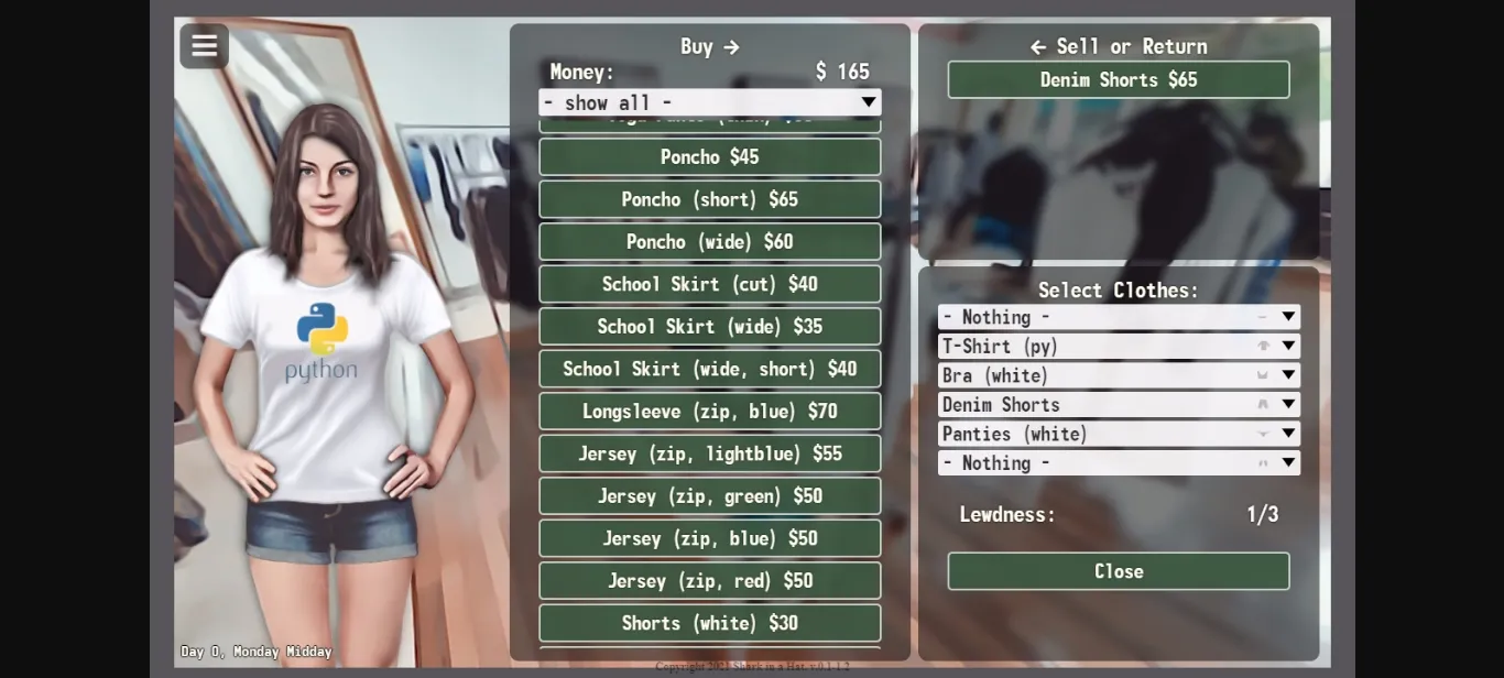 VN HTML SlutEd [v0.15] [Shark in a Hat] | Free Adult Games