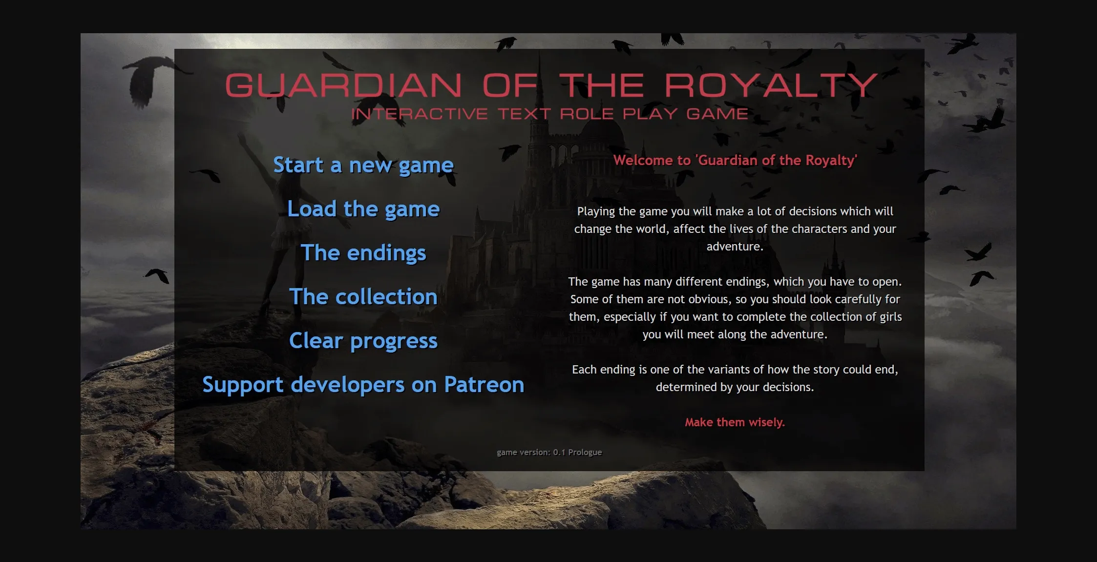 VN Others Abandoned Guardian of the Royalty [v0.1] [PlayHardQuest] | Free Adult Games