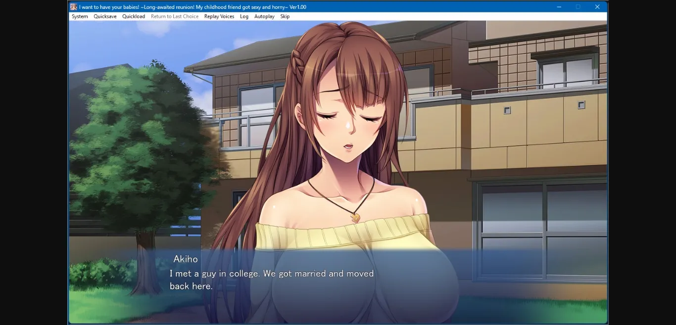 VN Others Completed I Want to Have Your Babies! Long-awaited Reunion! My Childhood Friend Got Sexy and Horny [Final] [Appetite] | Free Adult Games